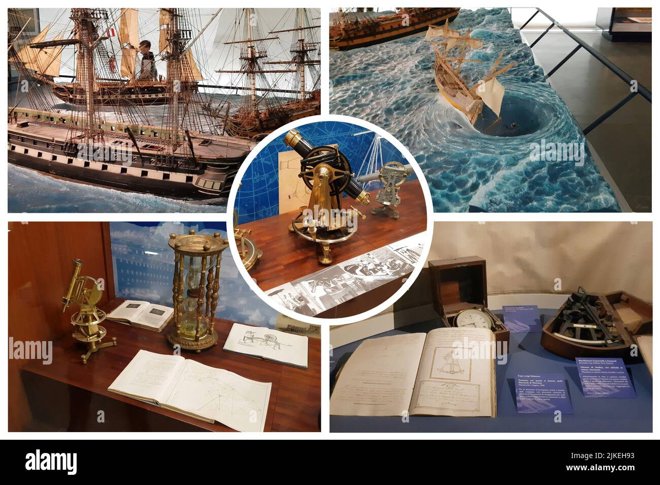 Galata, musée de la mer, à Gênes, Ligurie, Italie, le plus grand musée maritime de la mer Méditerranée Banque D'Images