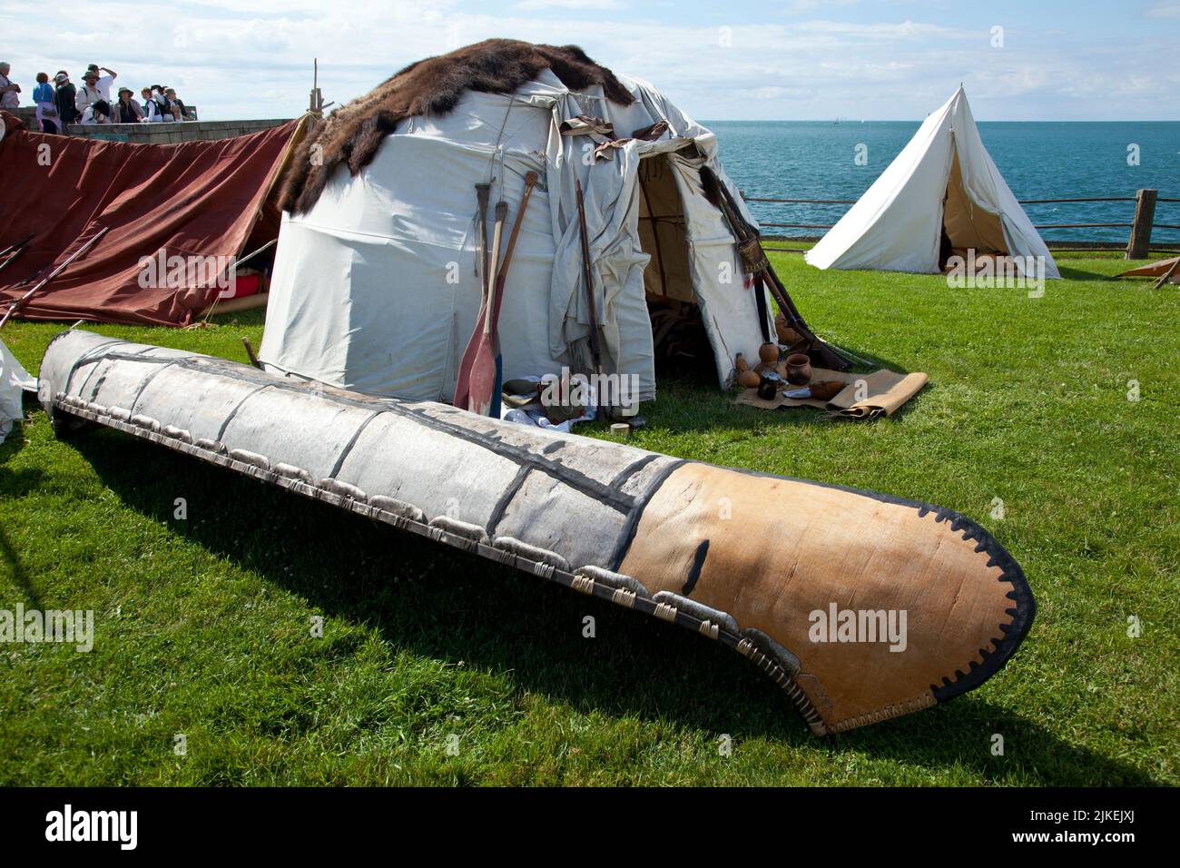 Parc historique national Old fort Niagara, New York, Banque D'Images