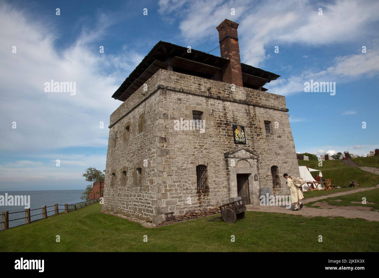Parc national Old fort Niagara, NY Banque D'Images