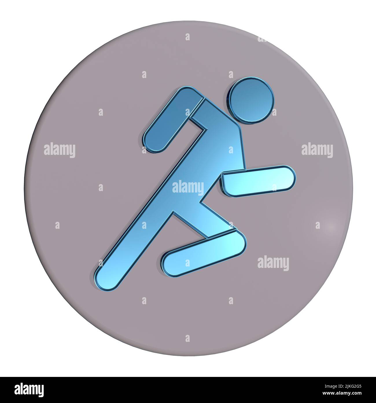 design graphique logo de la figure de course concept maintien en forme sain style de vie concept sport isolé fond blanc Banque D'Images