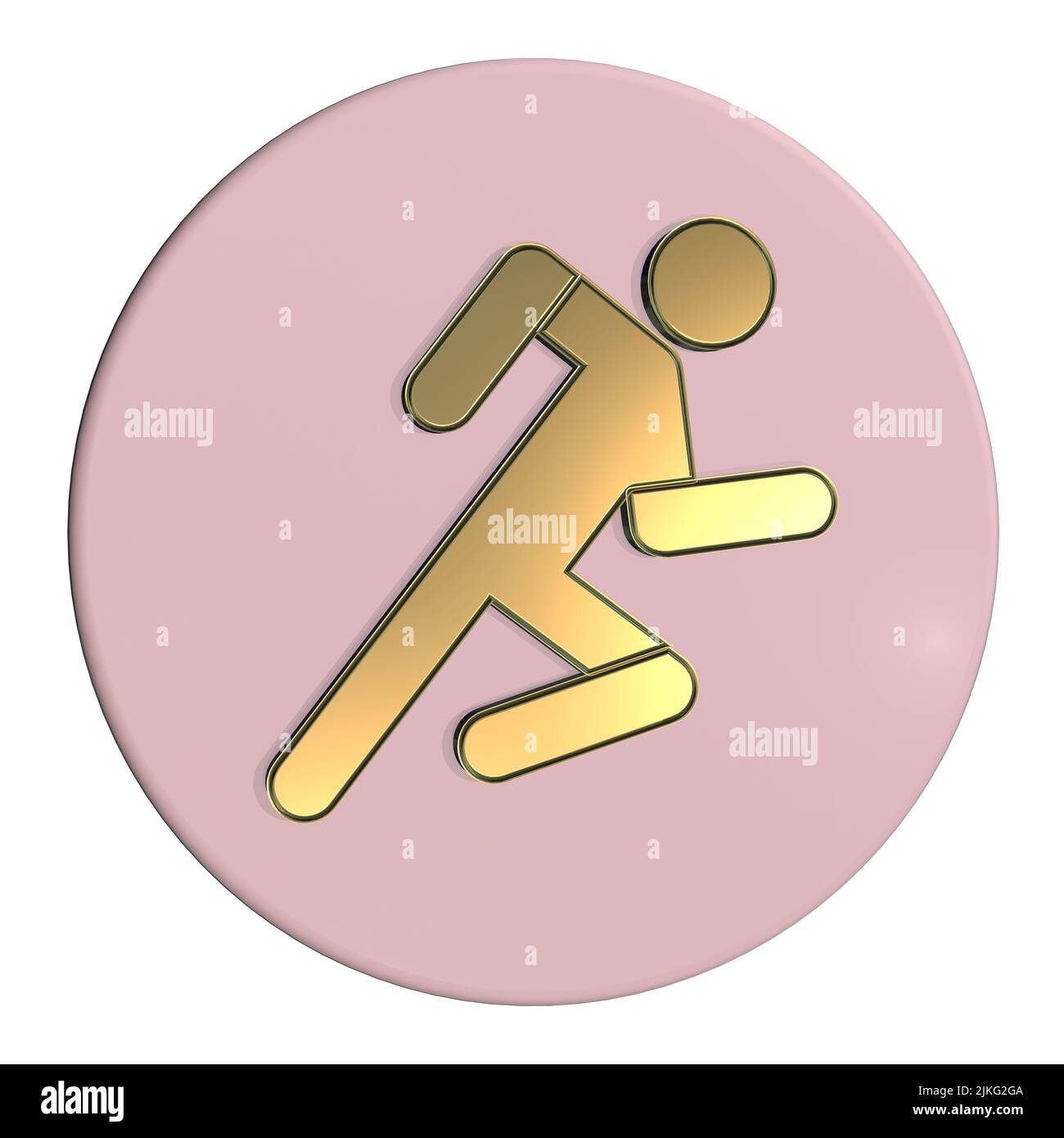 design graphique logo de la figure de course concept maintien en forme sain style de vie concept sport isolé fond blanc Banque D'Images