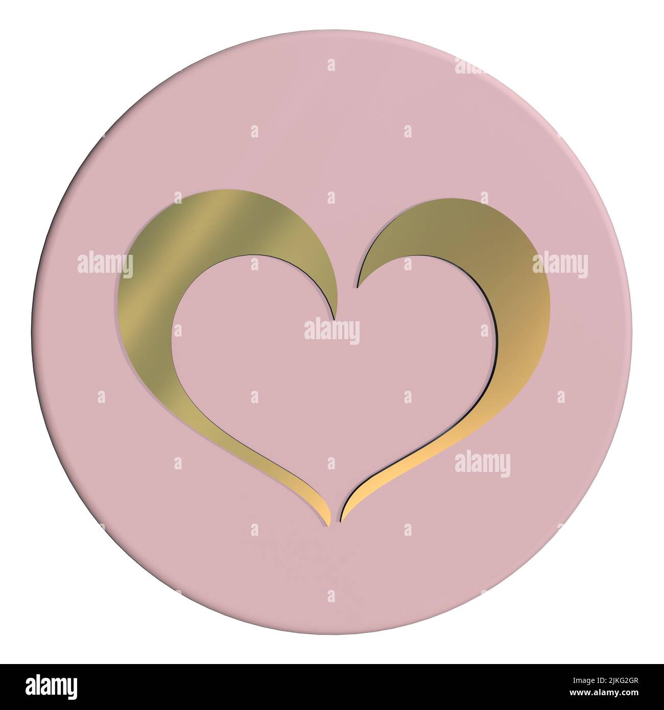 design graphique logo coeur sain concept partie d'un concept de vie sain coeur figure isolé fond blanc Banque D'Images