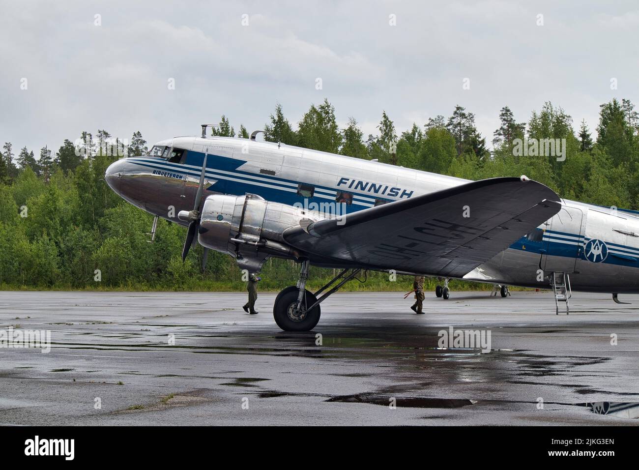 Lappeenranta, Finlande – 07/23/2022:Douglas DC-3 Banque D'Images