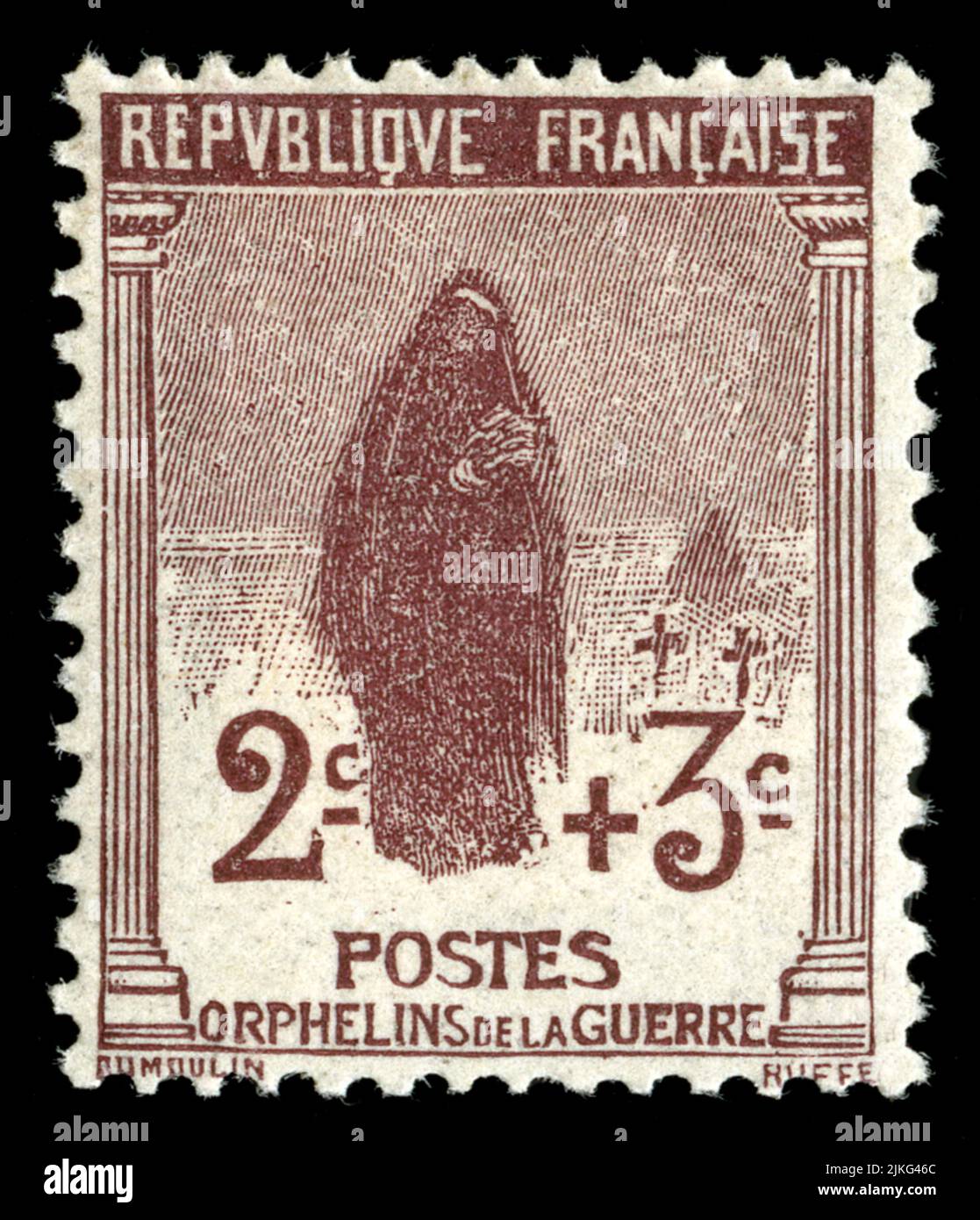 timbre, timbre, pierre 1914-1918 Banque D'Images