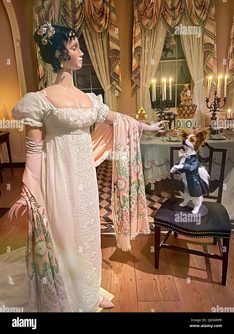 Exposition « en Amérique : une Anthologie de la mode » au Metropolitan Museum of Art de New York, États-Unis 2022 Banque D'Images