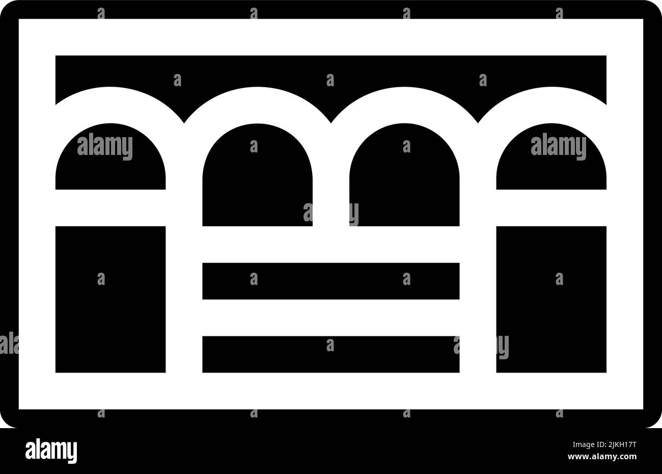 illustration vectorielle noire de l'icône yanahuara. Illustration de Vecteur