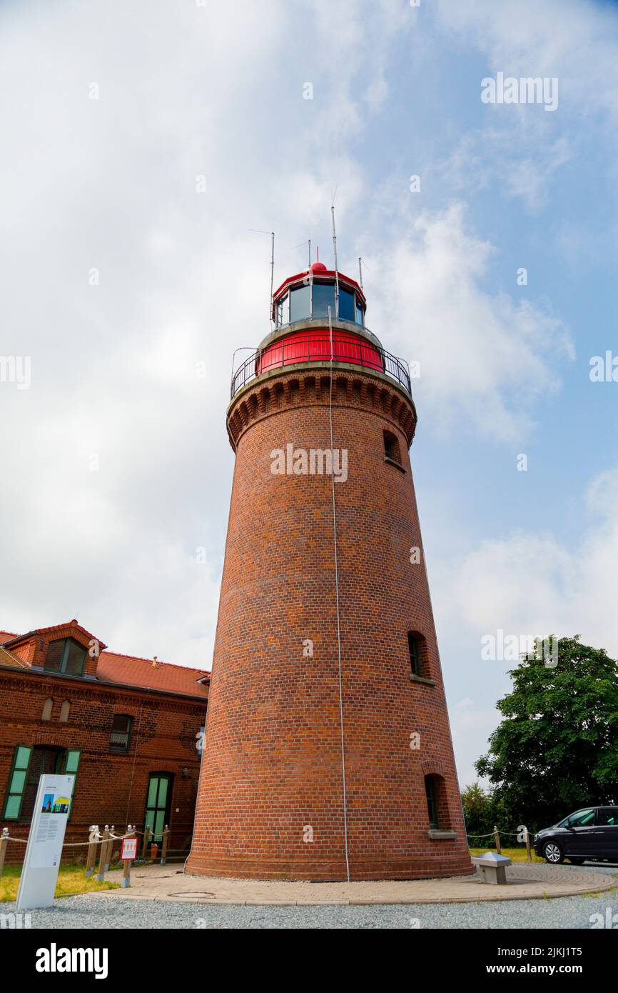 Le phare de Bastorf - Phare de Buk, Mecklembourg-Poméranie occidentale, Allemagne Banque D'Images
