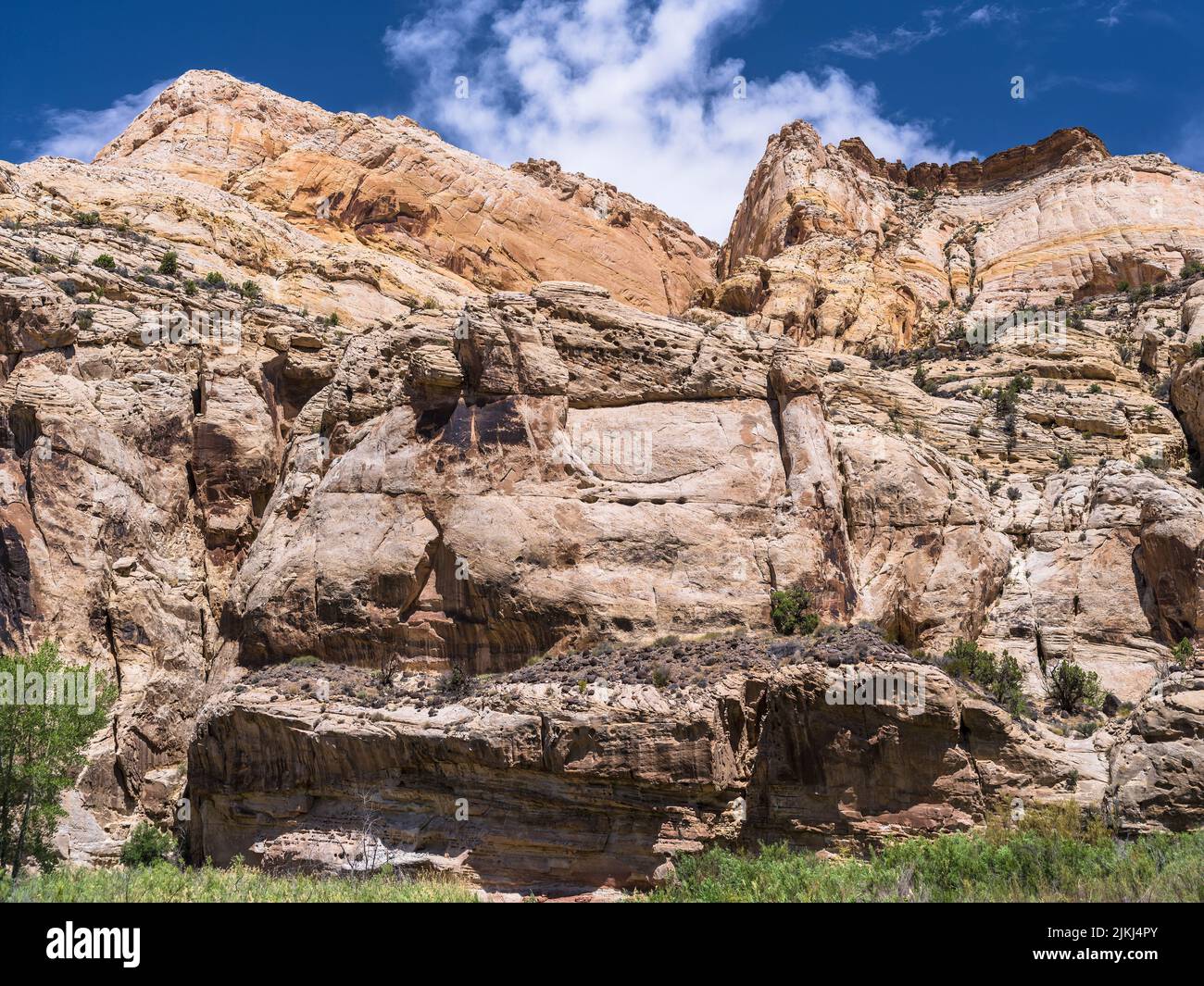 Walls and Rocks, parc national de Capitol Reef, Utah, États-Unis, Banque D'Images
