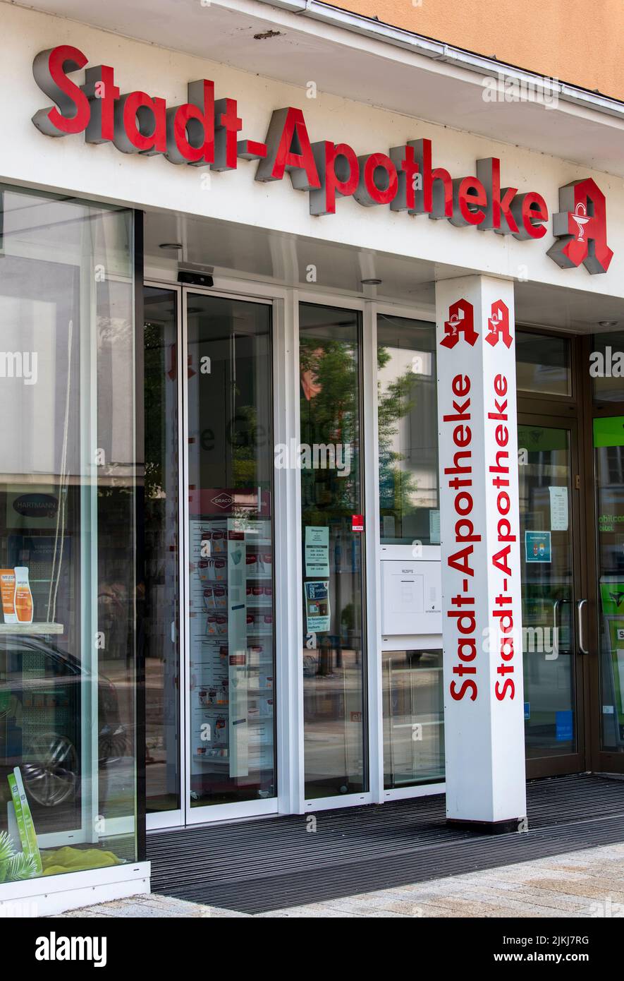 Pharmacie de la ville à Schwabmünchen Banque D'Images