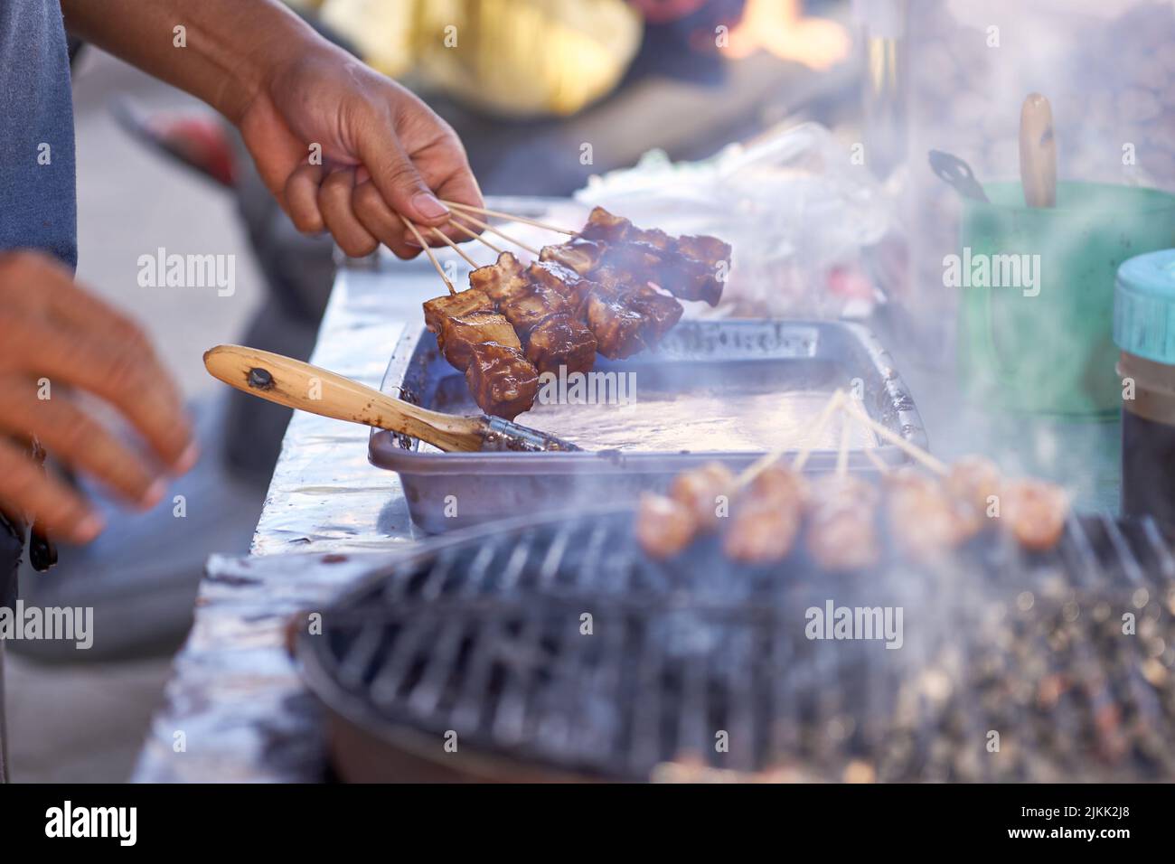 Bakou grillé - authentique plat indonésien traditionnel Banque D'Images