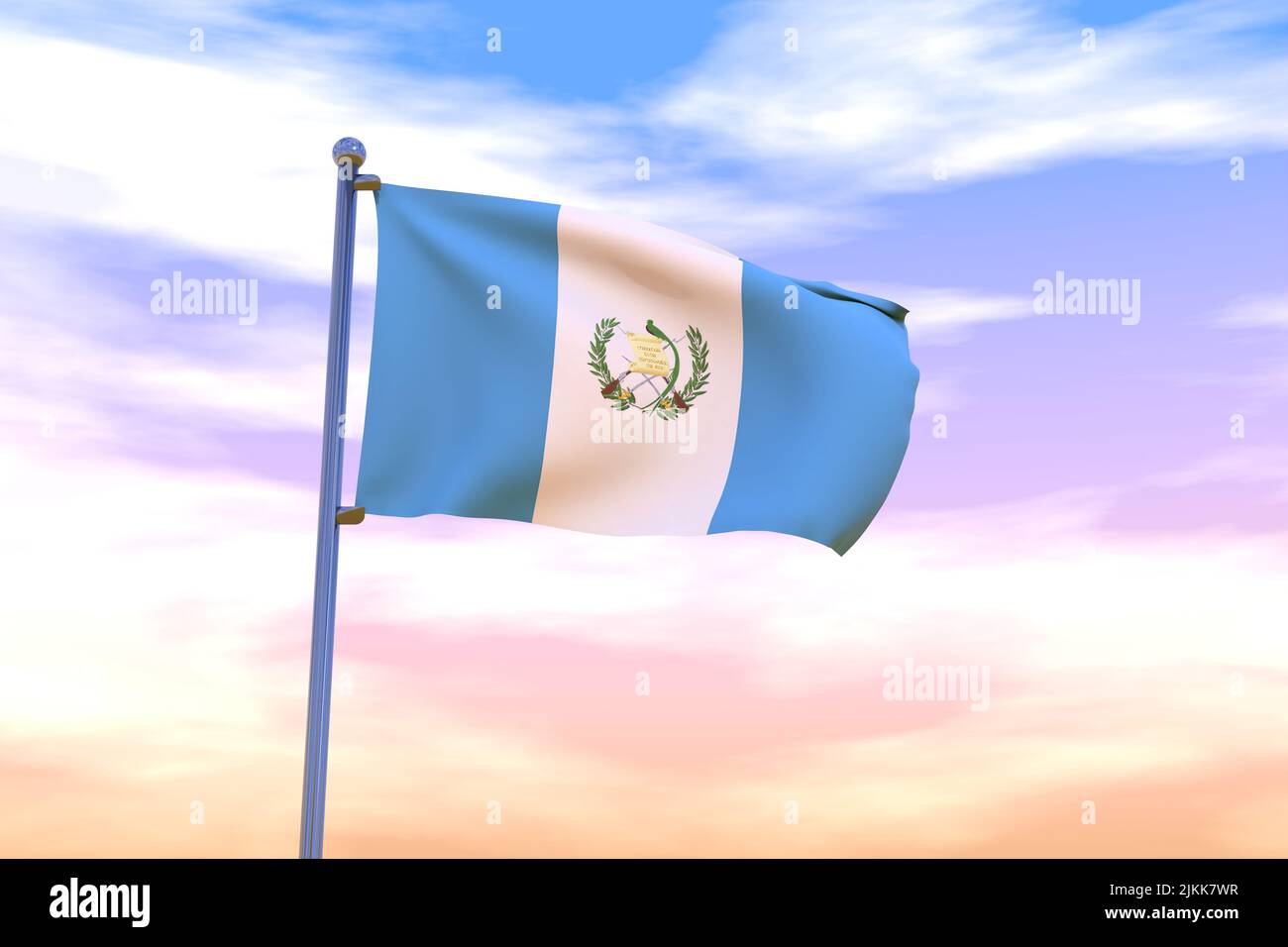 Drapeau National Du Guatemala - Icône De Couleur Plate. 16833386 Art Vectoriel Chez Vecteezy