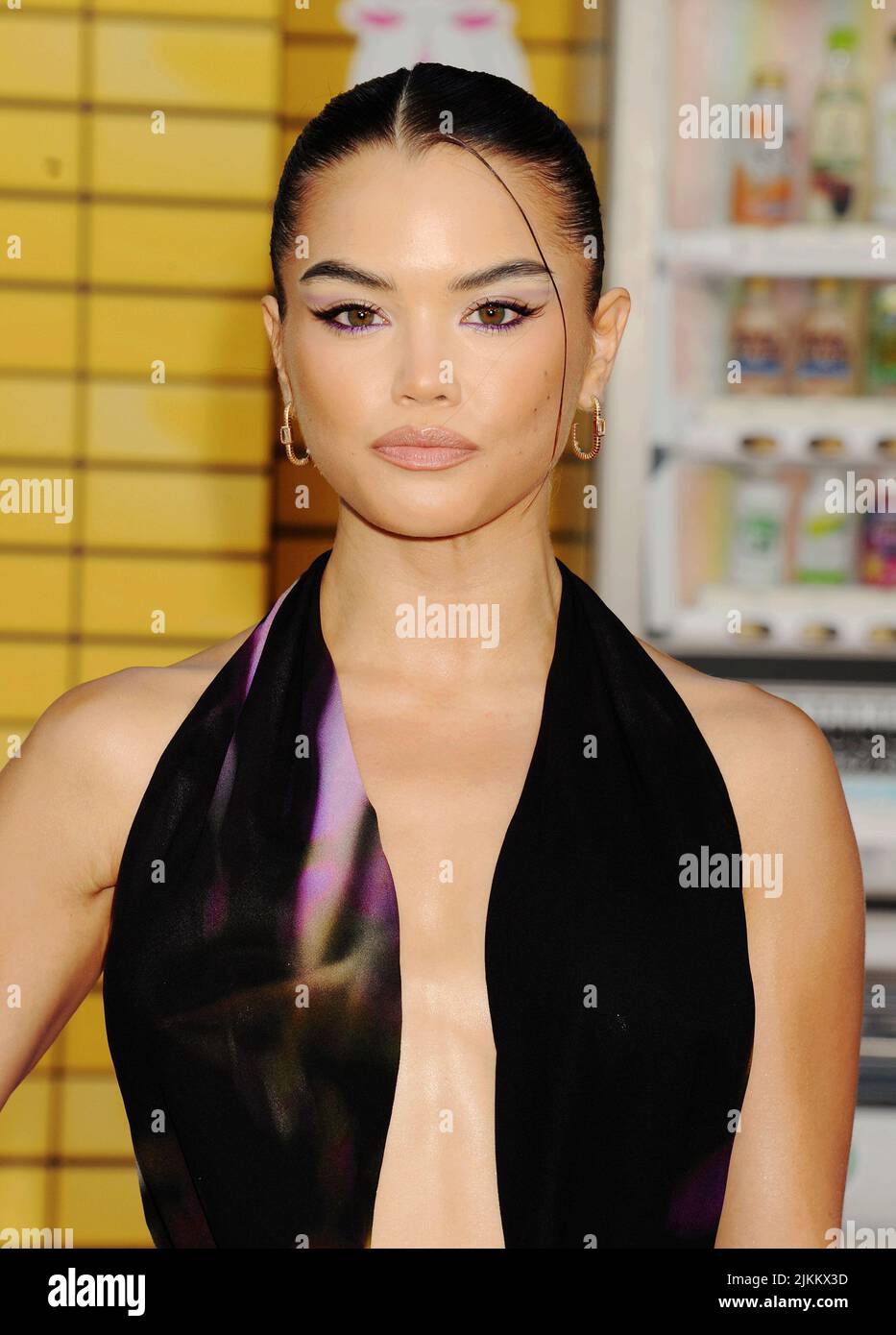 LOS ANGELES, CA - 01 AOÛT : Paris Berelc participe à la première à Los Angeles de Sony Pictures « Bullet train » au Regency Village Theatre sur 01 août, 2 Banque D'Images