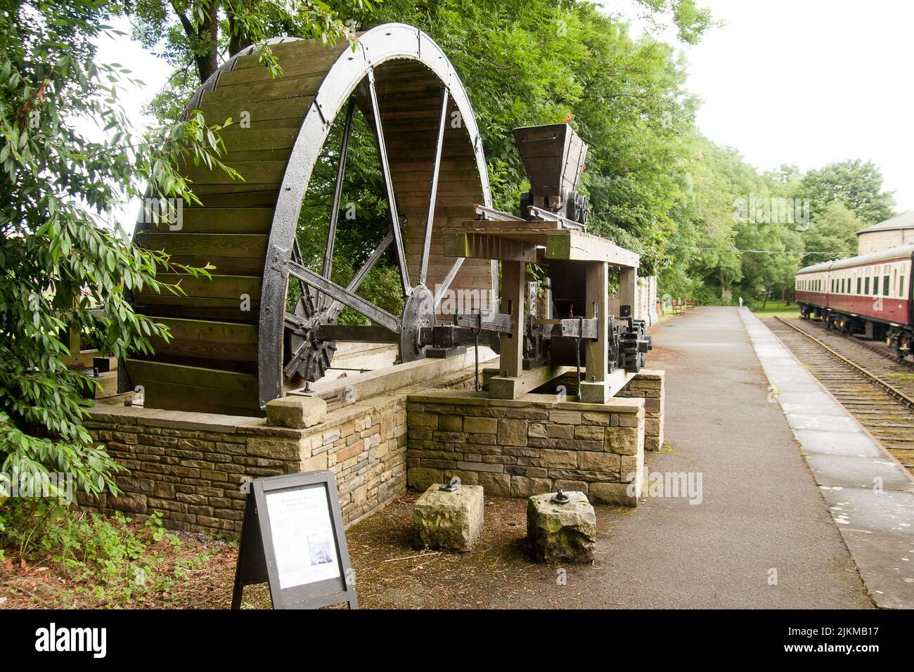Gare de Hawes, Yorkshire Dales Banque D'Images