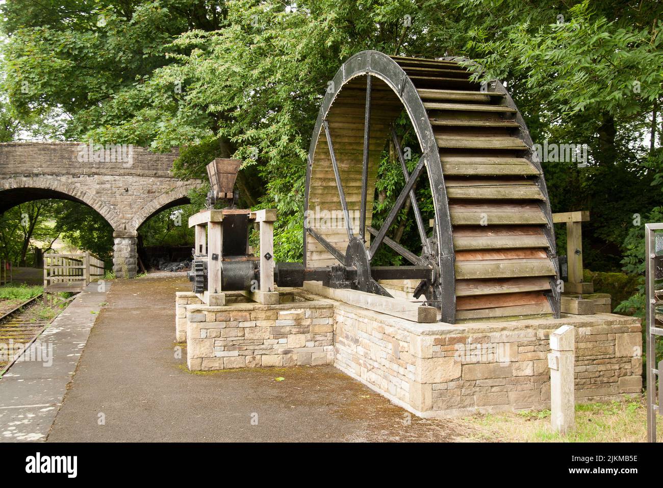 Gare de Hawes, Yorkshire Dales Banque D'Images