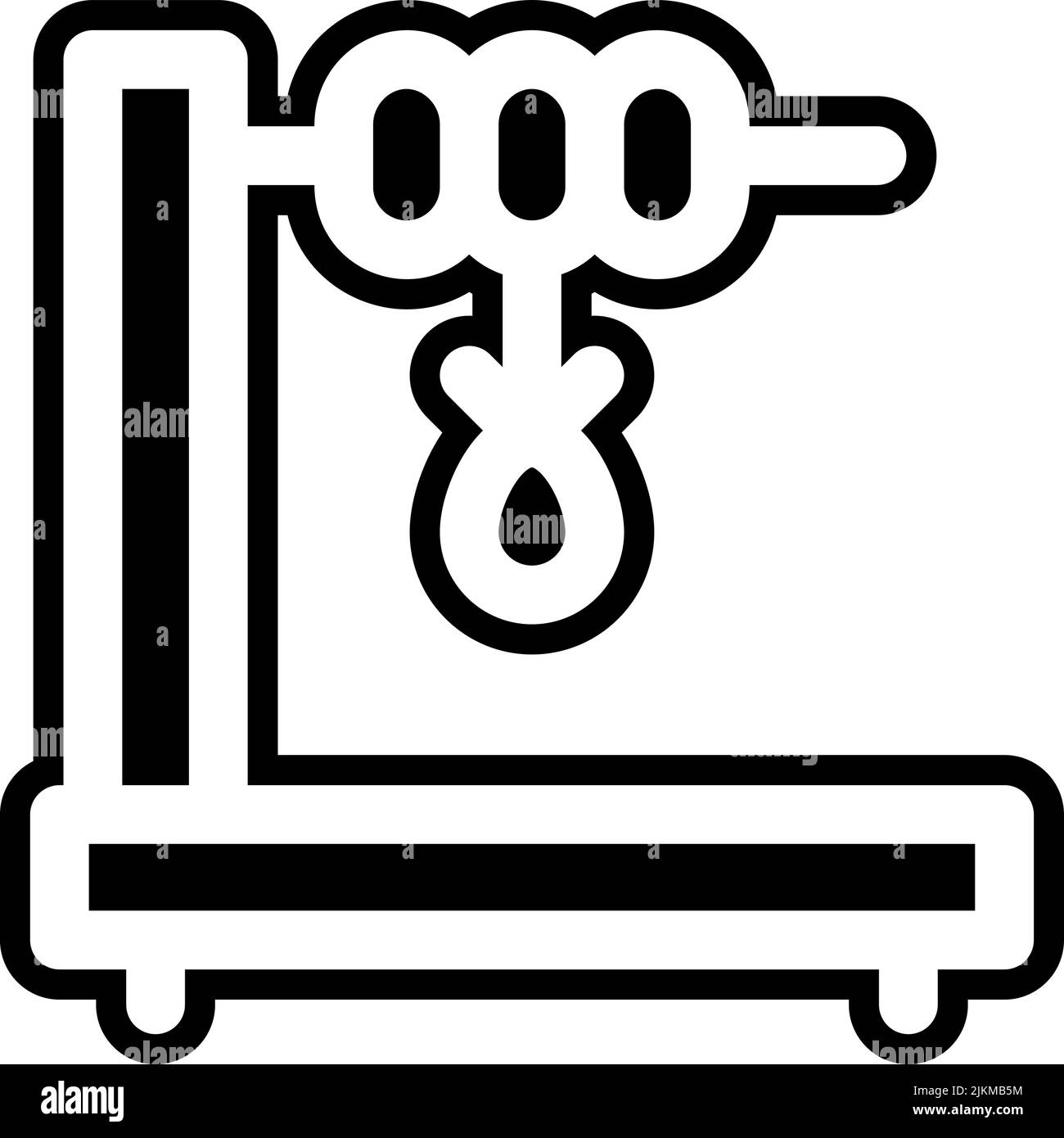 illustration vectorielle noire de l'icône galws. Illustration de Vecteur