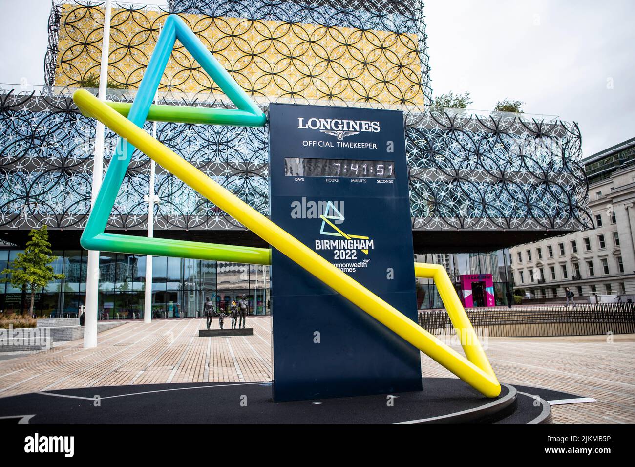 Un Birmingham coloré pendant les Jeux du Commonwealth, 2022. Banque D'Images