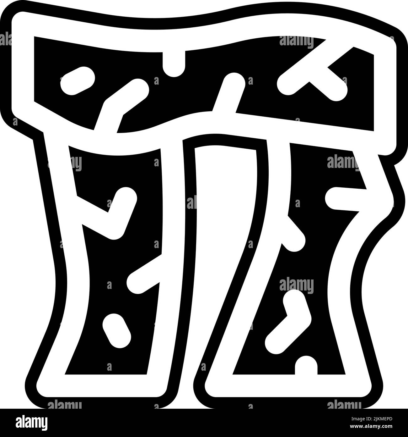 illustration vectorielle noire de l'icône stonehenge. Illustration de Vecteur