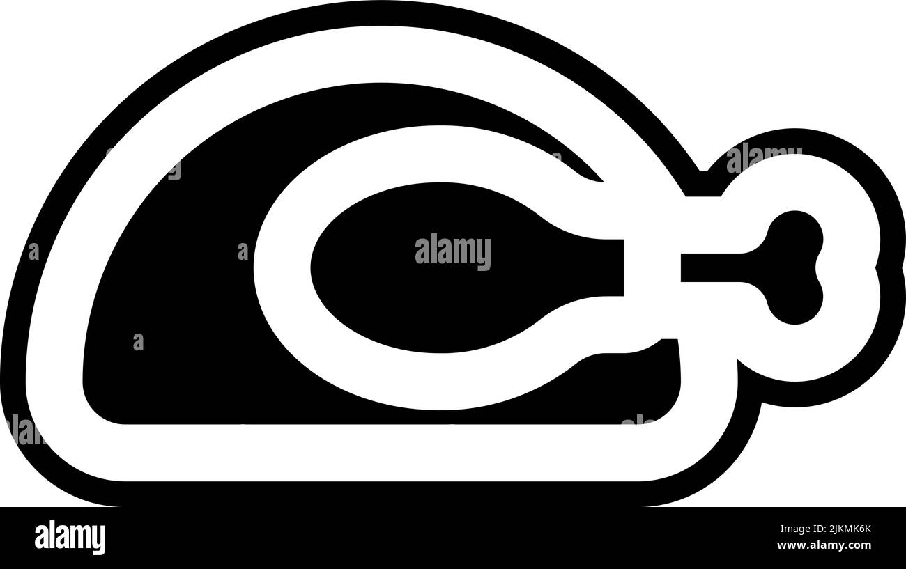 illustration vectorielle noire de l'icône turquie. Illustration de Vecteur
