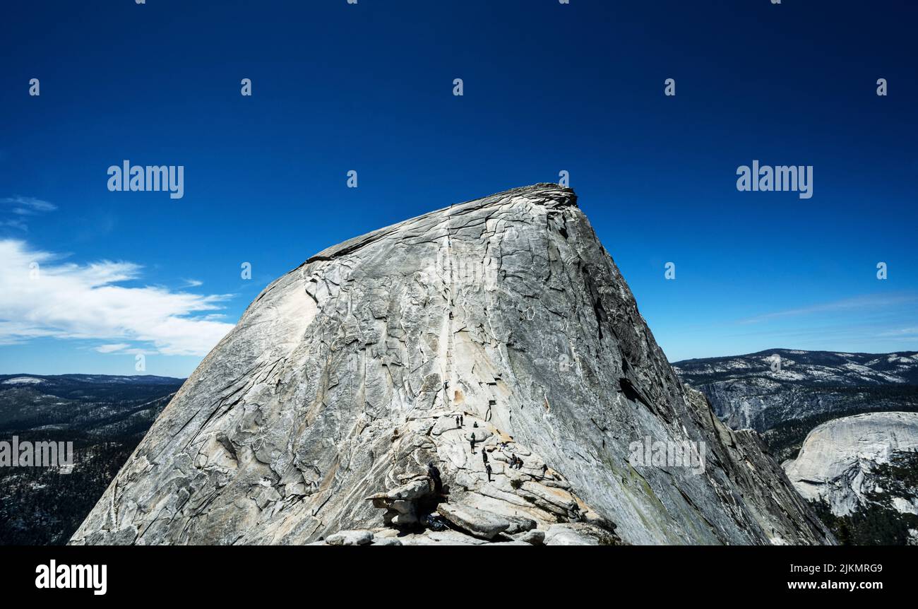 Pic du demi-dôme, parc national de Yosemite, Californie Banque D'Images