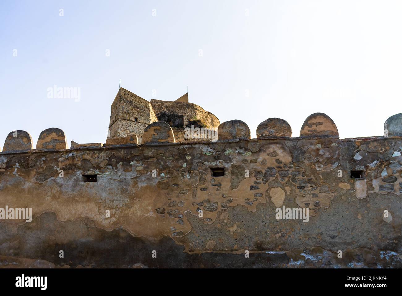Célèbre forteresse de Rupea en Transylvanie, Roumanie. Citadelle de Rupea (Cetatea Rupea) Banque D'Images