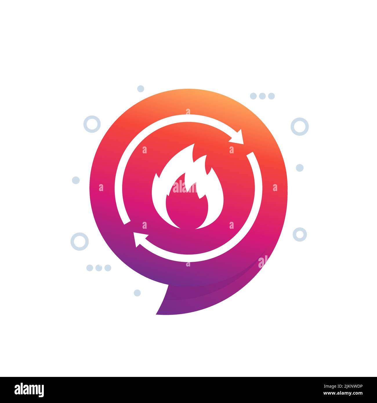 Icône métabolisme ou processus métabolique Illustration de Vecteur