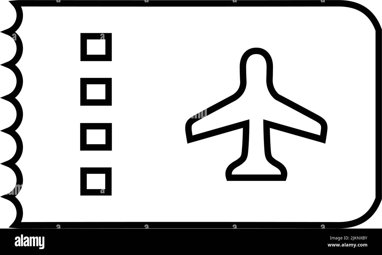Icône Voyage, avion, avion, billet - fichier EPS vectoriel simple et modifiable. Illustration de Vecteur