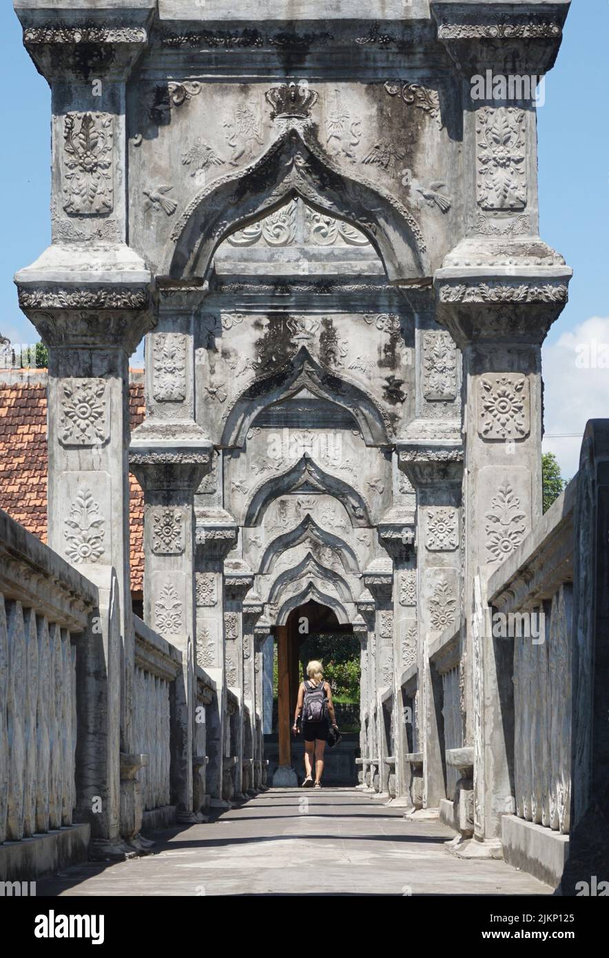 Magnifique Palais Royal Taman Ujung à Kintamani, Bali, Indonésie. Banque D'Images