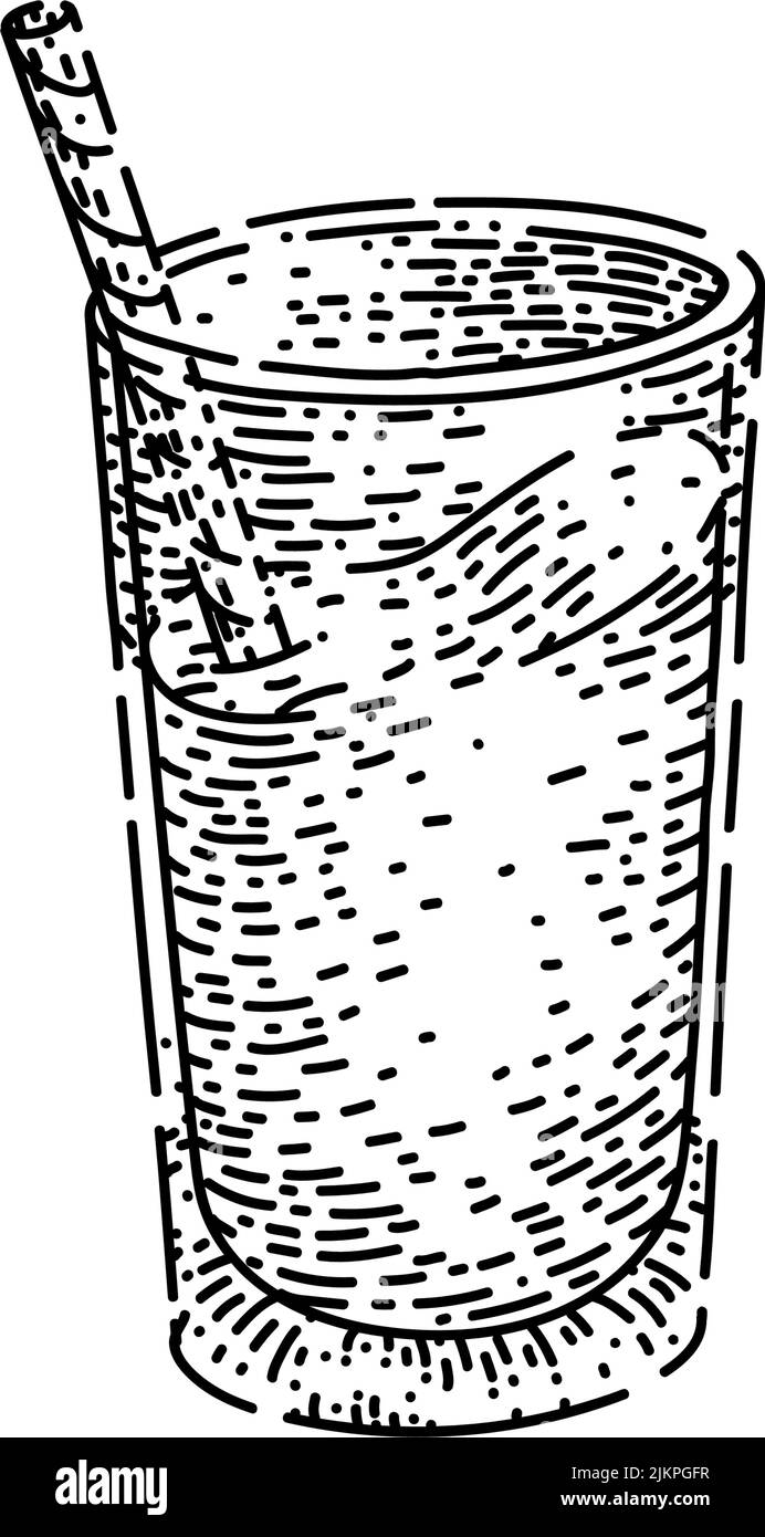 dessin de tasse à lait, vecteur dessiné à la main Illustration de Vecteur