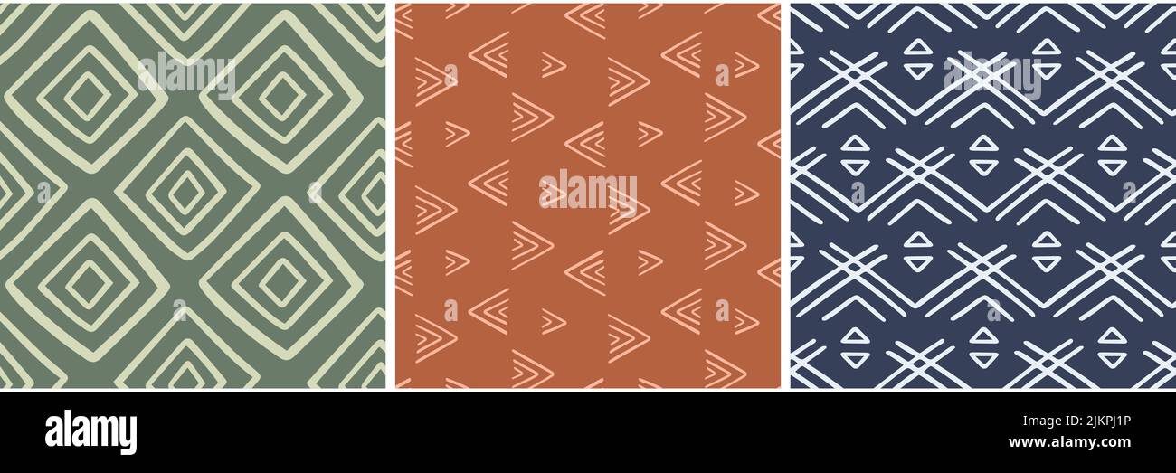 Motif ethnique sans couture texture fond tribal Illustration de Vecteur