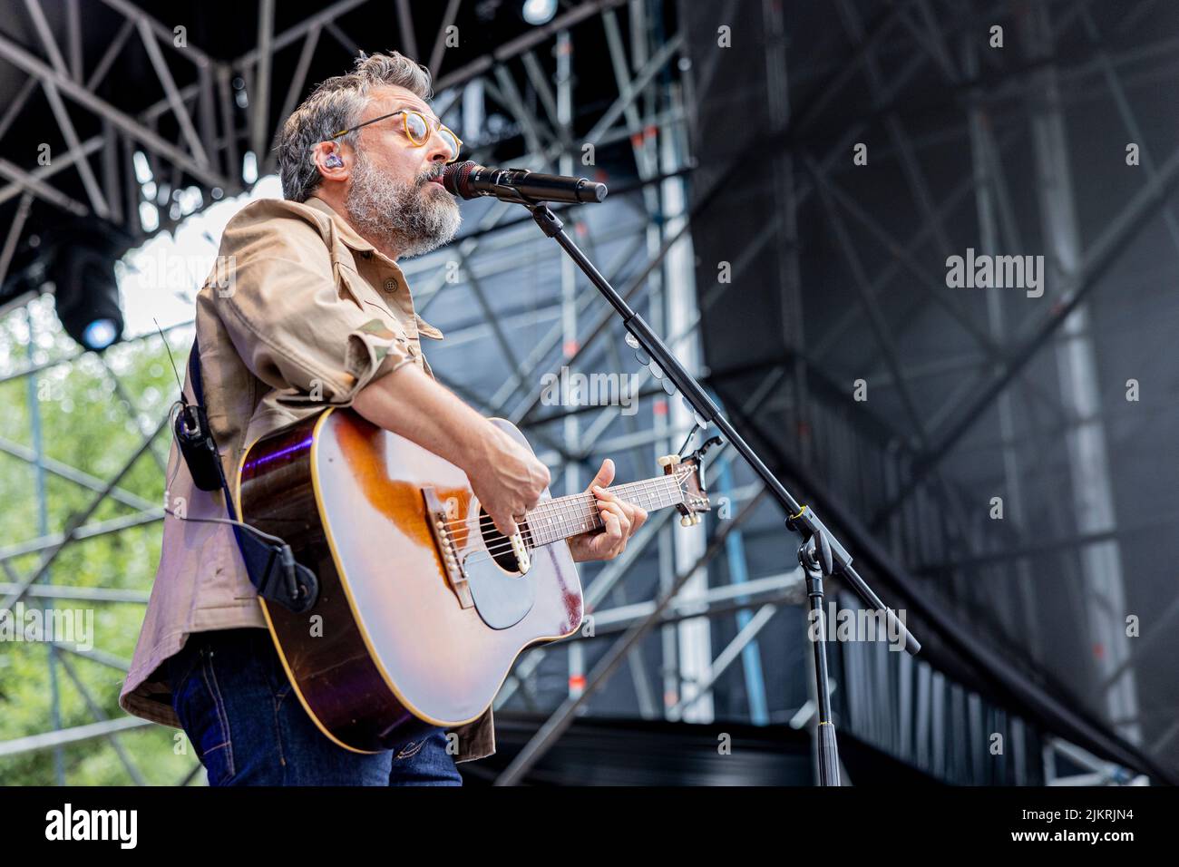 No Borders Music Festival Italie 31 juillet 2022 Brunori SAS live at Tarvisio © Andrea Ripamonti / Alay Banque D'Images