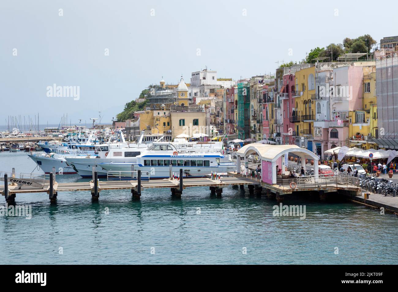 L'île de Procida, Italie, Europe Banque D'Images