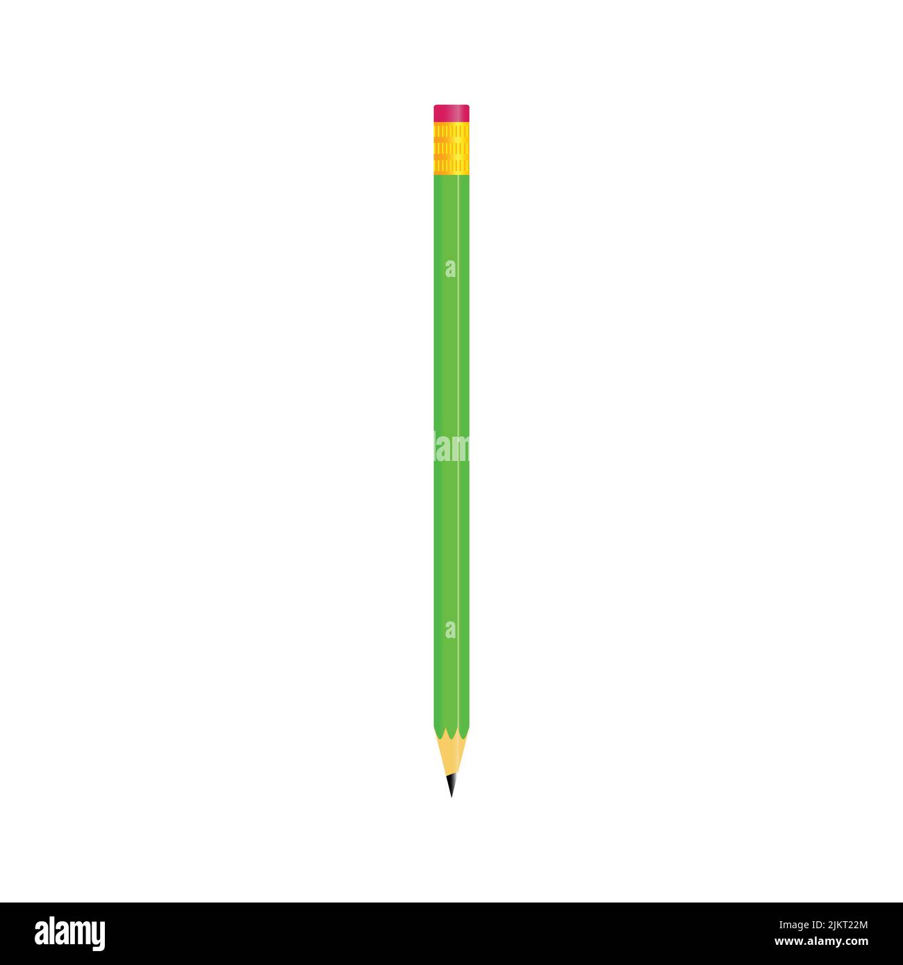 Crayons de couleur en rangée. Ligne d'onde réalisée par des pointes de crayon. Ensemble de crayons pour les illustrations, l'art, l'étude. Vactor Illustration de Vecteur