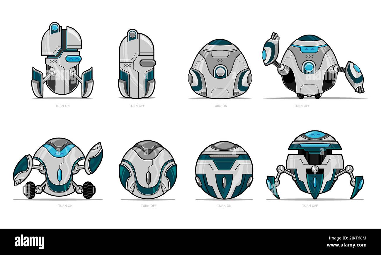 Une rivière qui coule au-dessus des rochers entourés d'arbres denses par une journée ensoleillée Illustration de Vecteur