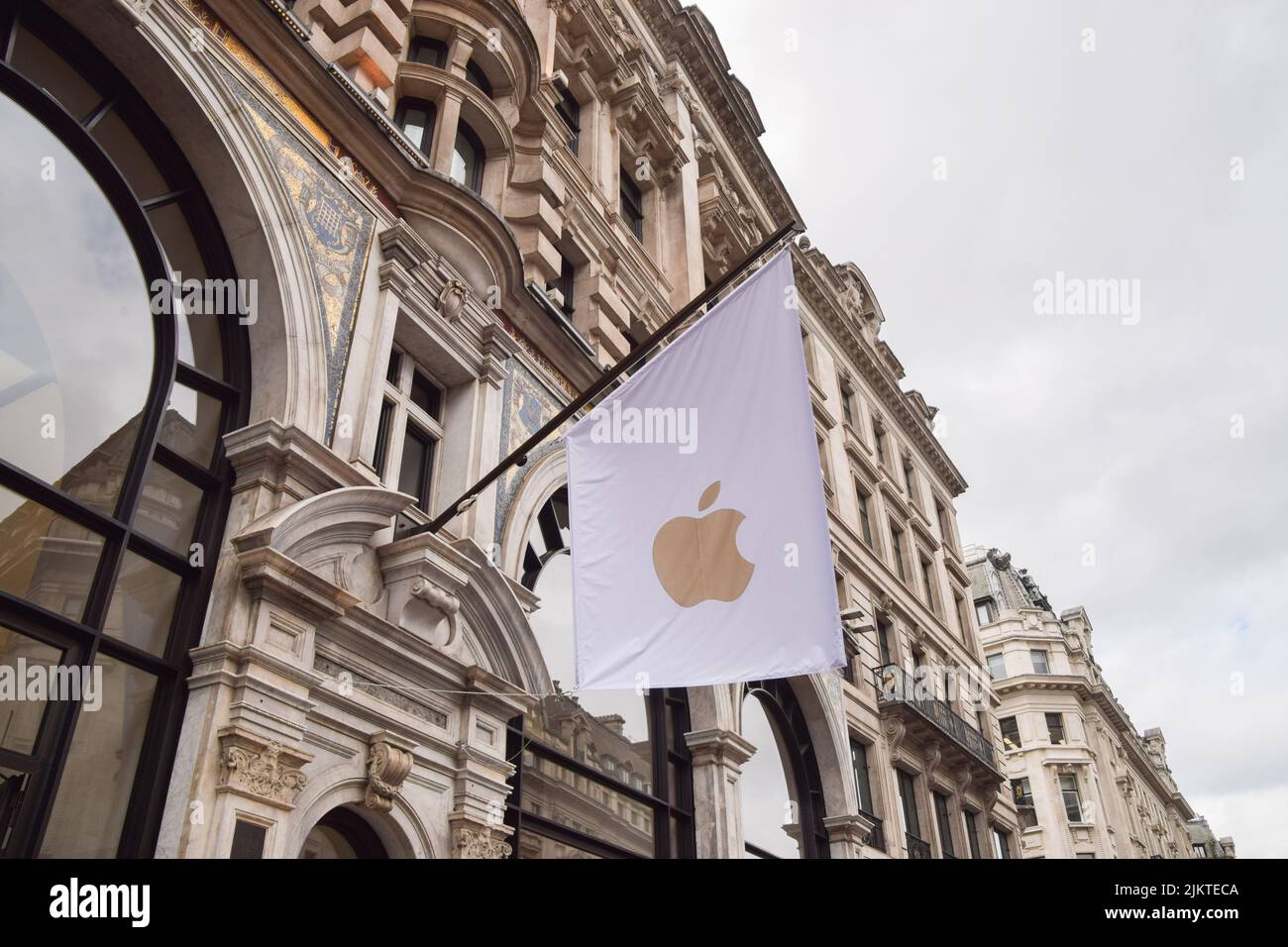 Londres, Royaume-Uni. 3rd août 2022. Apple Store de Regent Street, vue extérieure. Banque D'Images