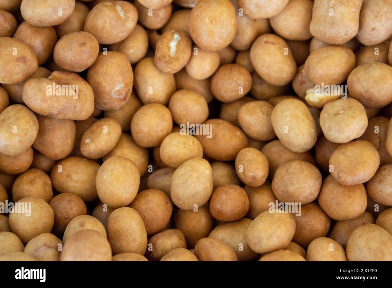 Arachides japonaises biologiques - Arachis hypogaea. Banque D'Images