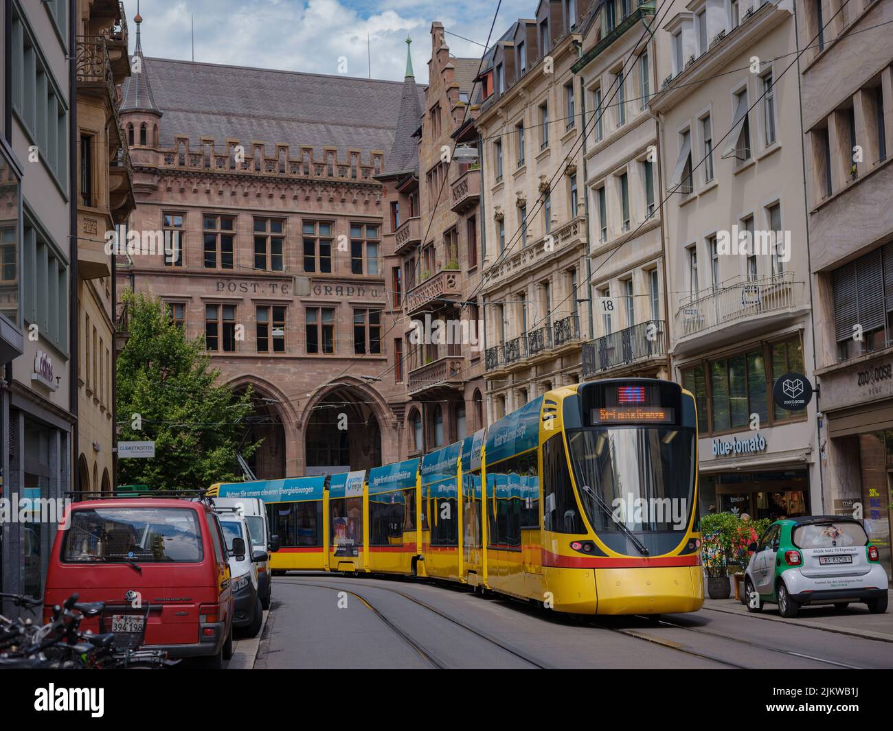 Bâle, Suisse 4 juillet 2022 Transports en commun dans la ville