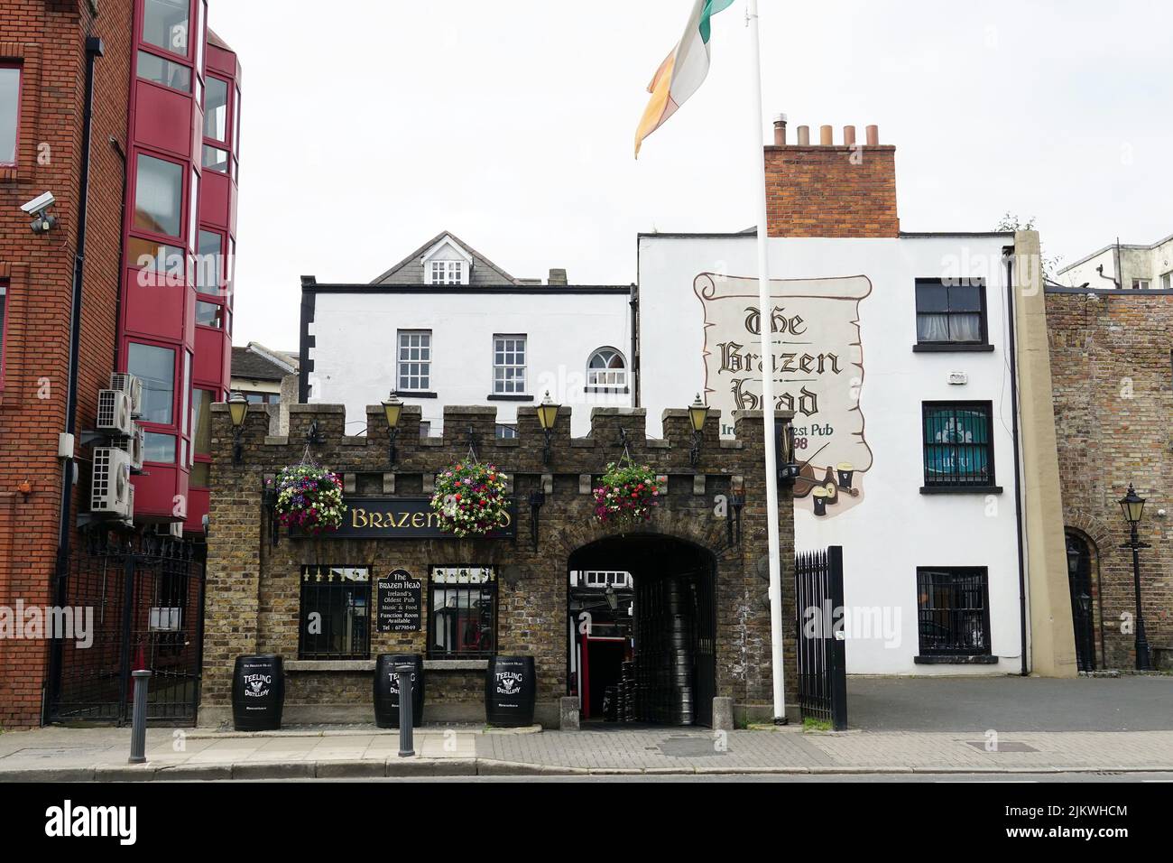 The Brazen Head pub, Dublin, Baile Átha Cliath, Irlande, Éire, Irland, Írország, Europe Banque D'Images