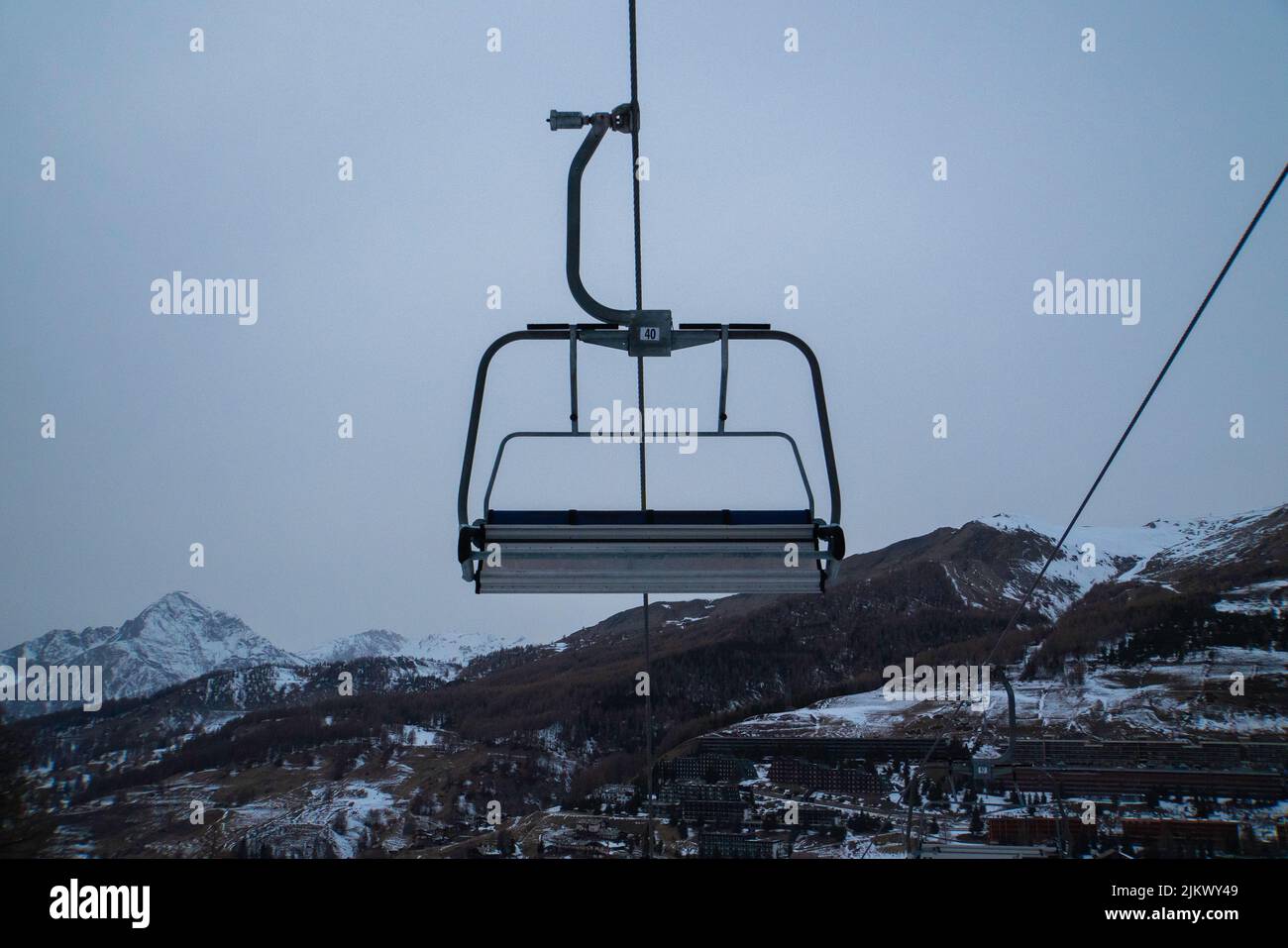 Dans la neige Banque D'Images