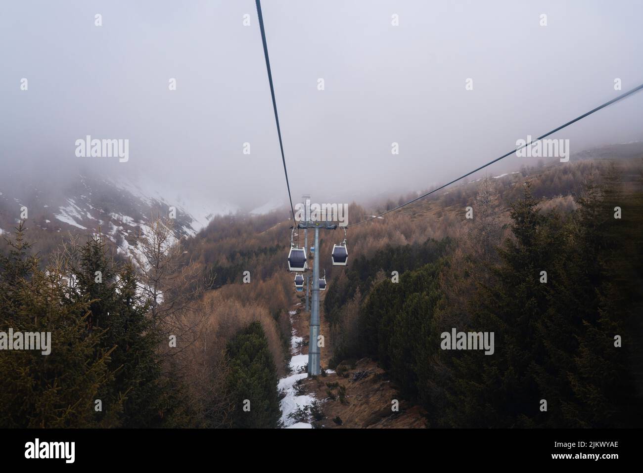 Dans la neige Banque D'Images