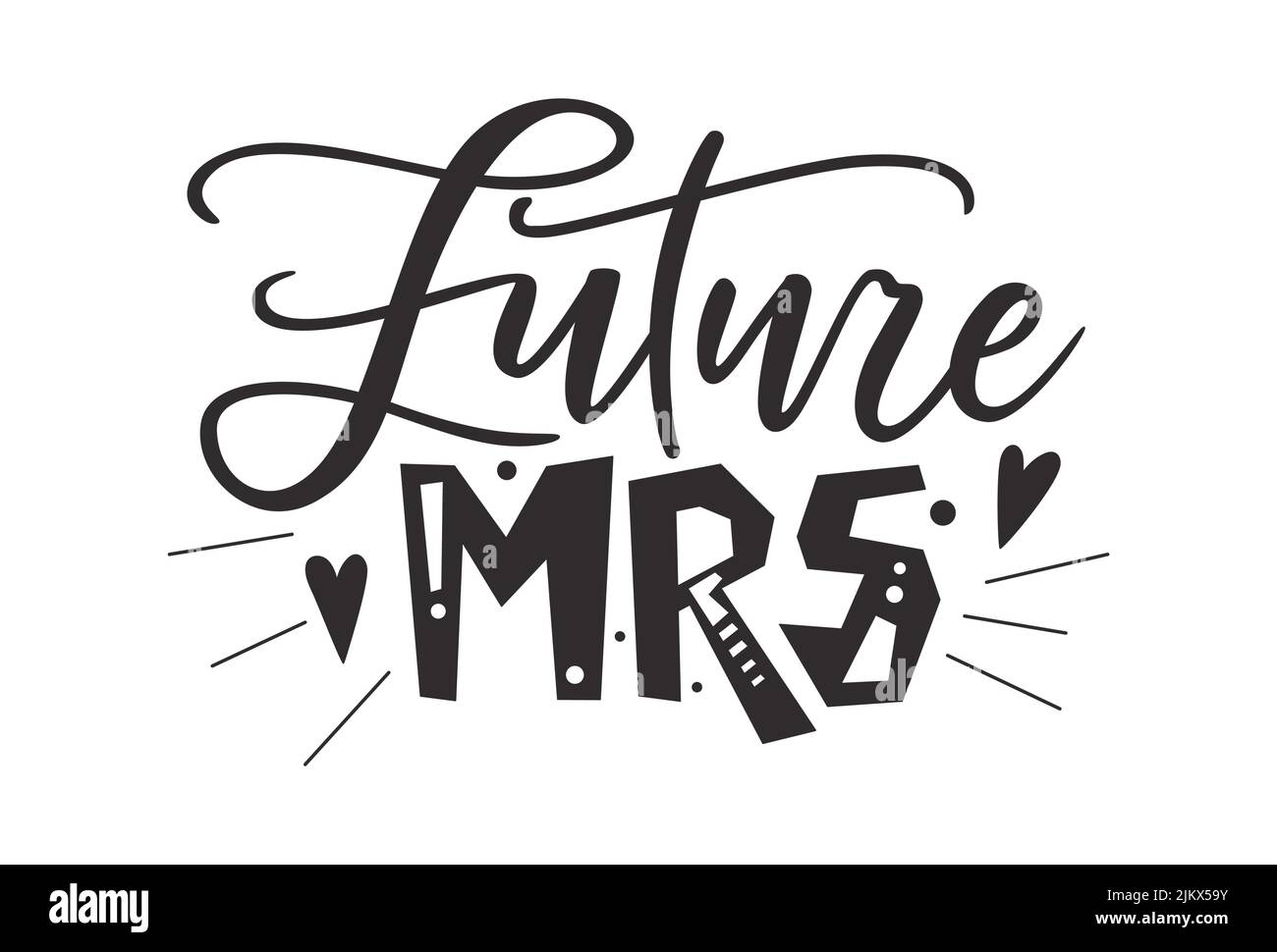 Citation de lettrage dessinée à la main par la tribu des épouses. Calligraphie d'inspiration de mariage, créd isolé sur fond blanc. Typographie romantique affiche bohème. Vecteur Illustration de Vecteur