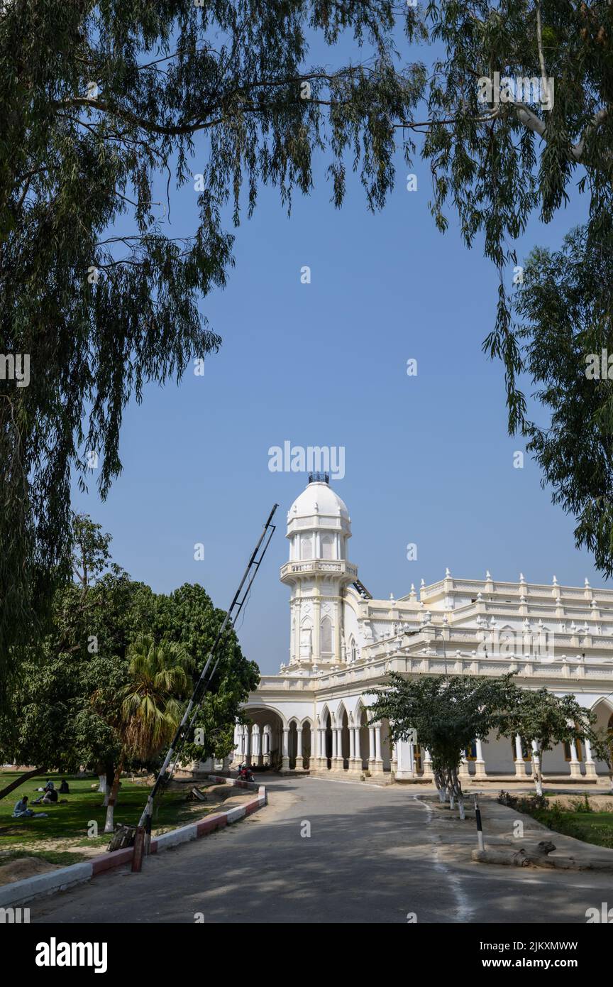 Belle vue sur la bibliothèque de Bahawalpur, une deuxième plus grande bibliothèque du Pakistan Banque D'Images