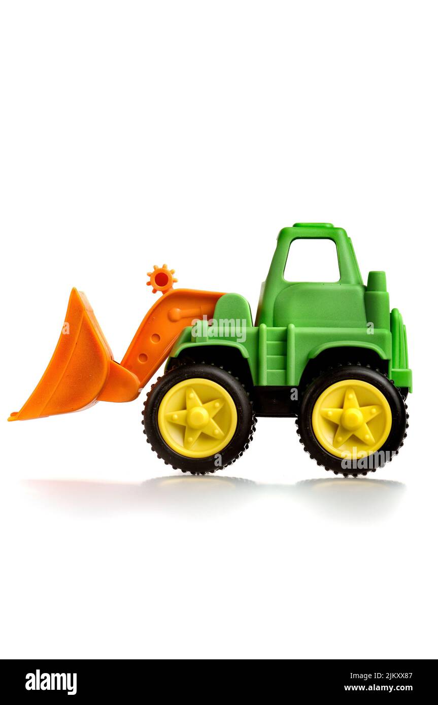 petit camion de jouets en plastique Banque D'Images