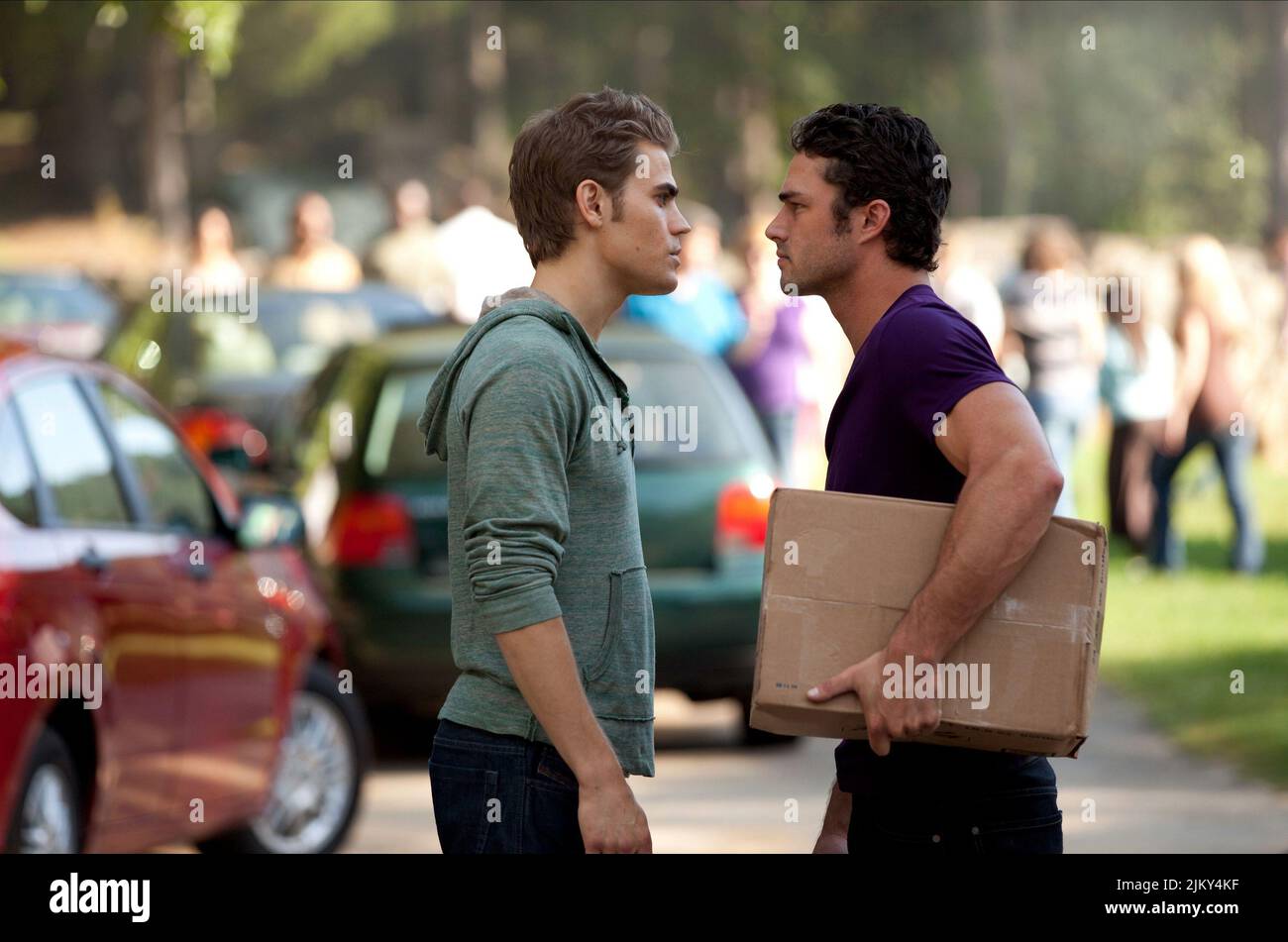 PAUL WESLEY, TAYLOR KINNEY, LES JOURNAUX DU VAMPIRE : SAISON 2, 2010 Banque D'Images