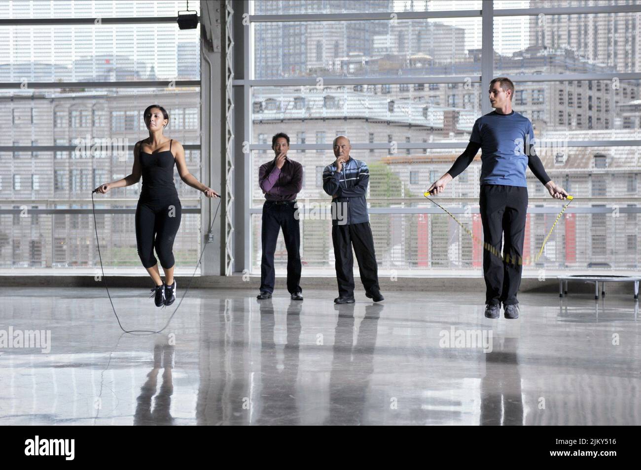 FRANCIA RAISA, BRENDAN FEHR, RUSSELL YUEN, ZHENHU HAN, L'AVANT-GARDE : LE FEU ET LA GLACE, 2010 Banque D'Images