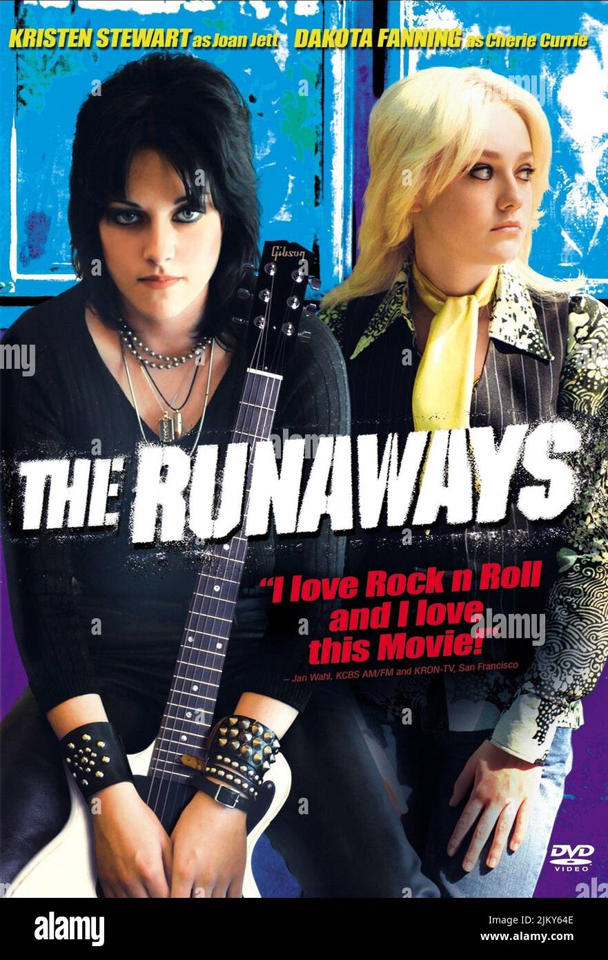 KRISTEN STEWART, Dakota Fanning, THE RUNAWAYS, de l'affiche 2010 Banque D'Images