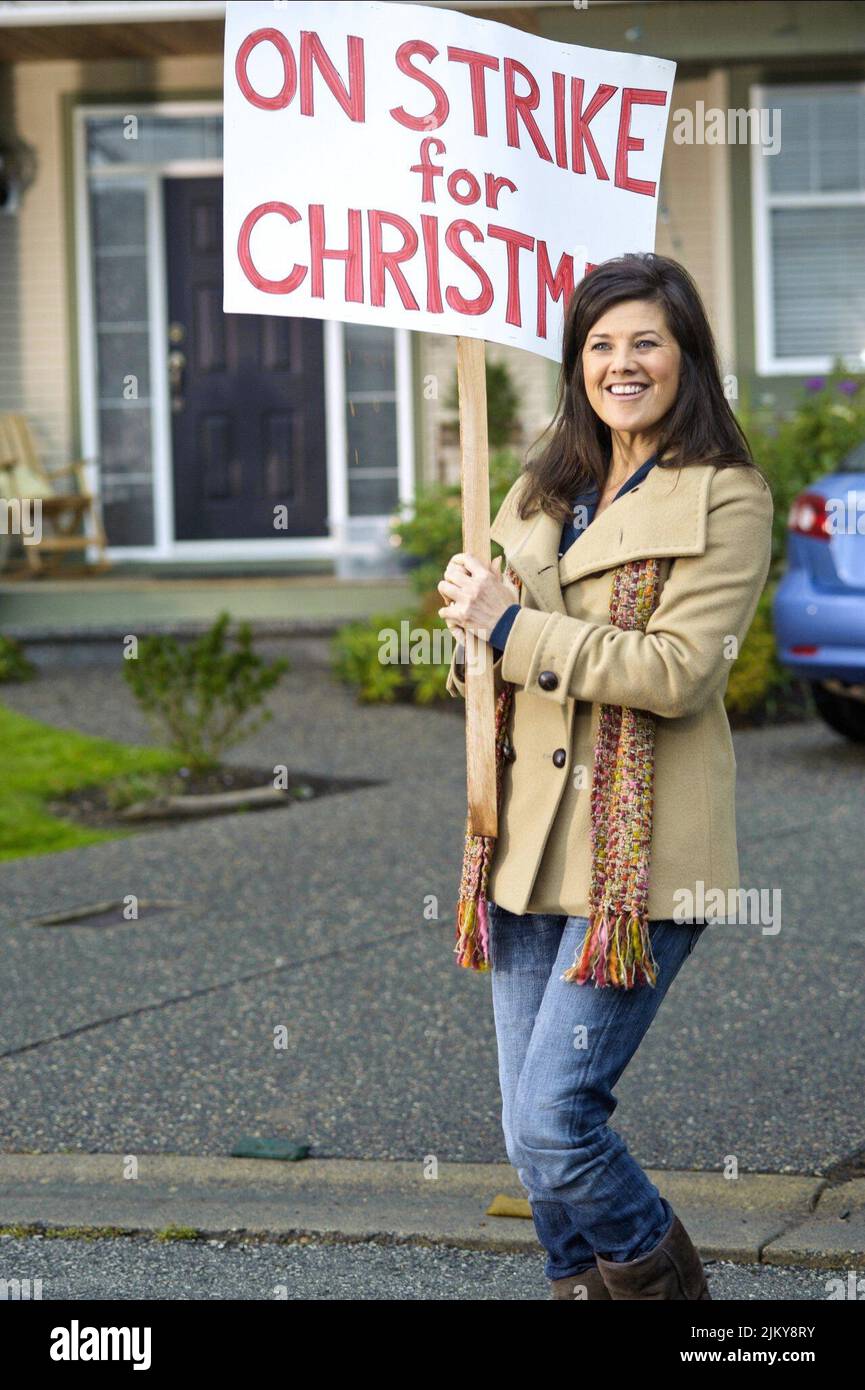 DAPHNE ZUNIGA, EN GRÈVE POUR NOËL, 2010 Banque D'Images