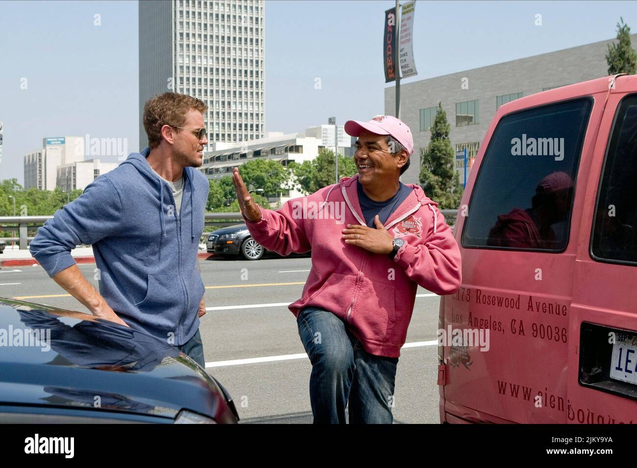 ERIC DANE, GEORGE LOPEZ, St-valentin, 2010 Banque D'Images
