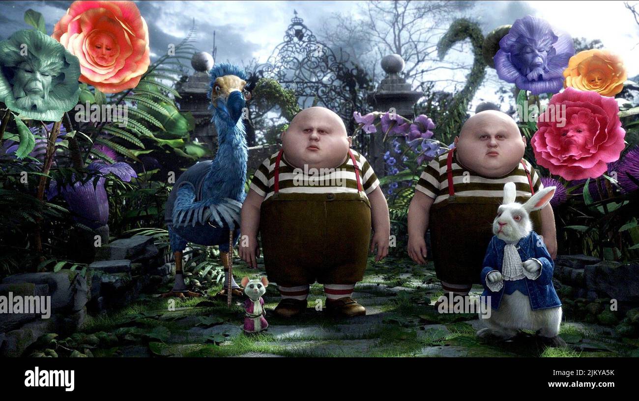 Alice au pays des merveilles tim burton Banque de photographies et d