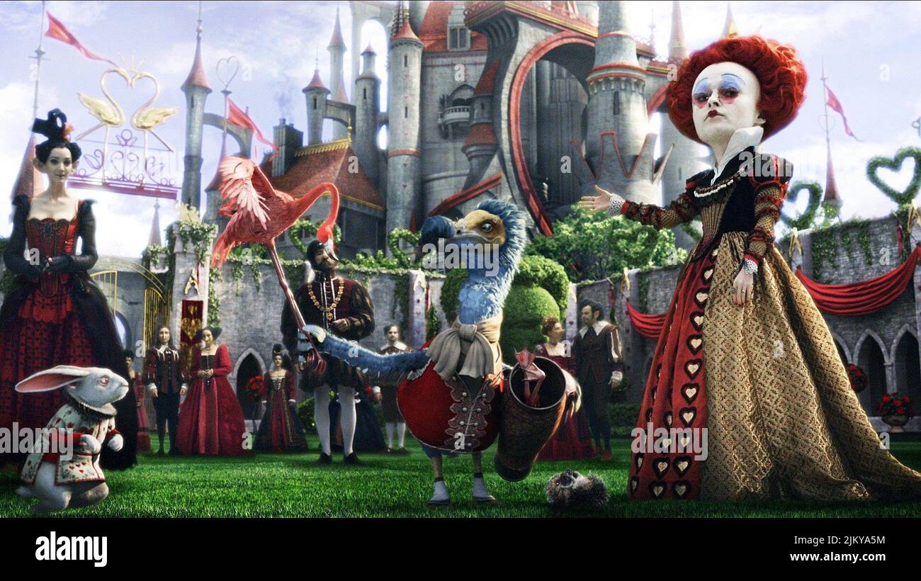 Alice au pays des merveilles tim burton Banque de photographies et d