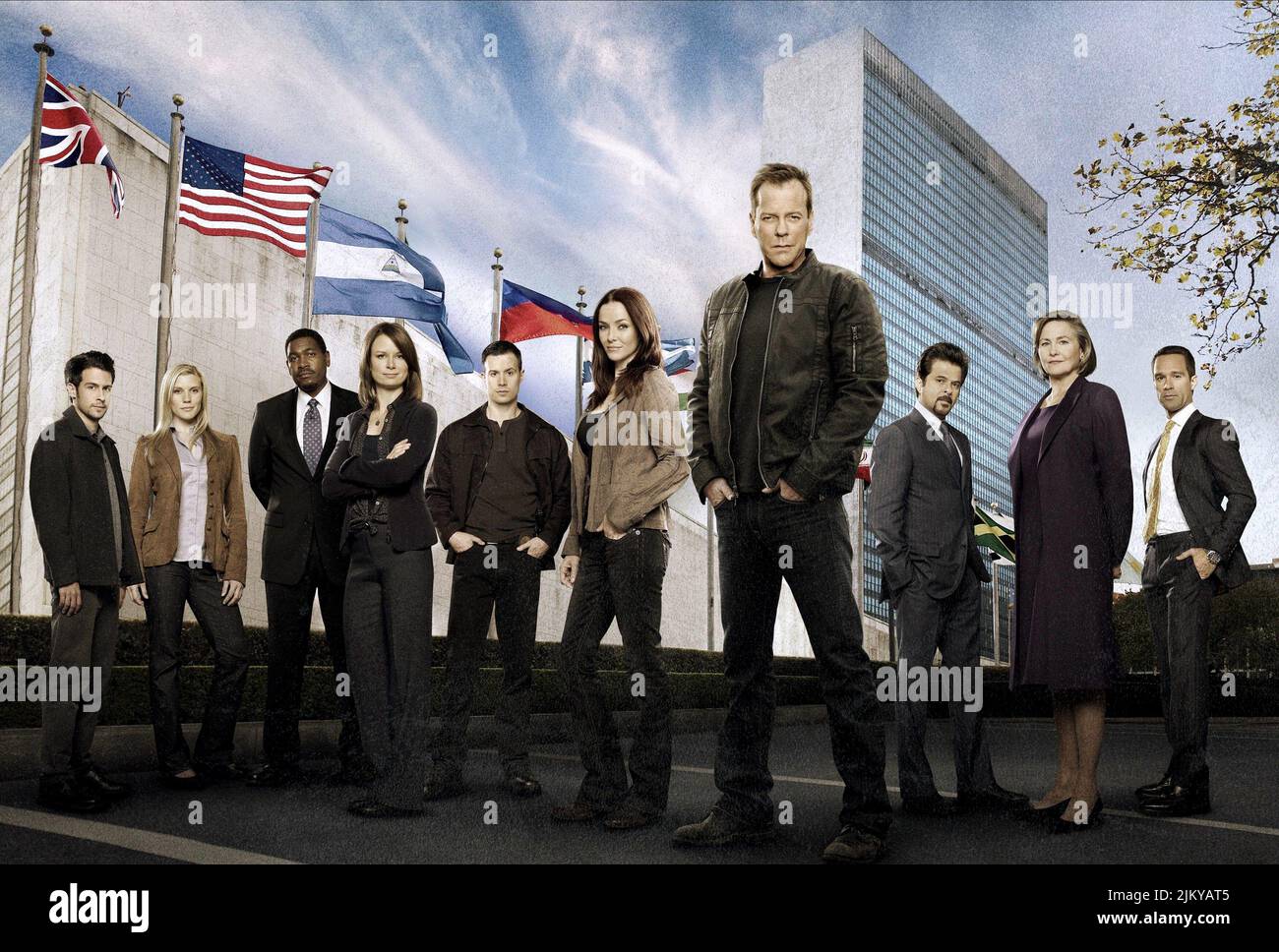 BOYD,SACKHOFF,WILLIAMSON,RAJSKUB,JR,WERSCHING,SUTHERLAND,KAPOOR,JONES,DIAMANTOPOULOS, 24 : SAISON 8, 2010 Banque D'Images